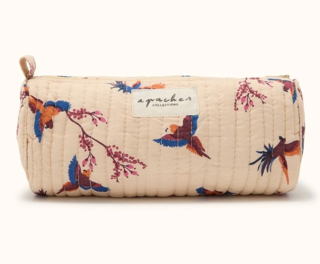 Trousse Opal - Cerisier - Macadamia Dahlia