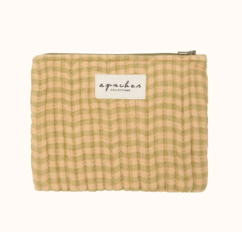 Mini pochette Mana - Checkmate - Khaki