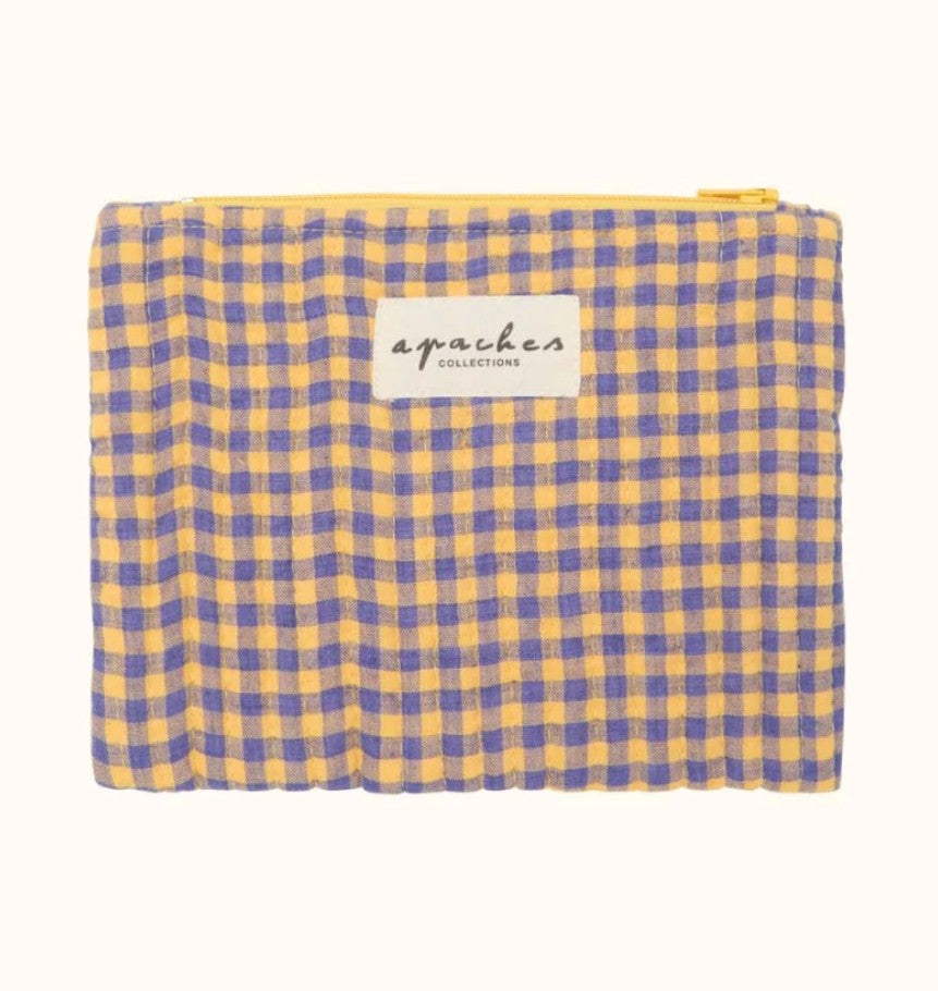 Mini pochette Mana - Checkmate - Wheat