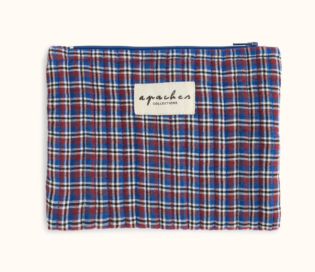 Mini pochette Mana - Khadi - Saphir