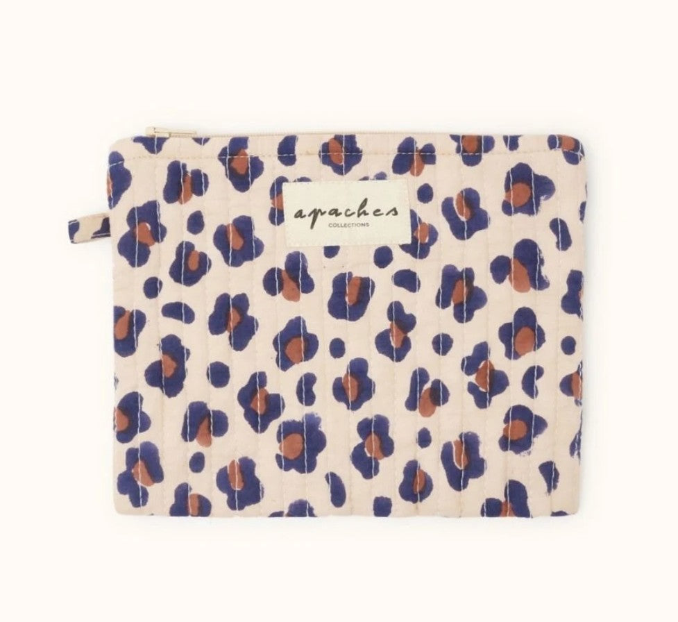 Mini pochette Mana - Léopard - Rust