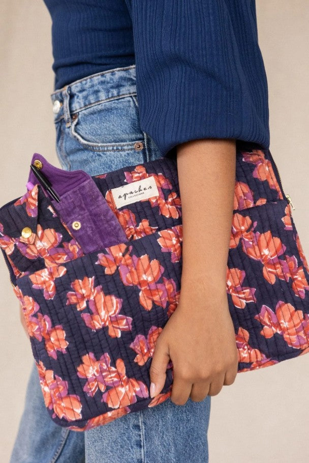 Pochette ordinateur Ohos - Violeta - Navy