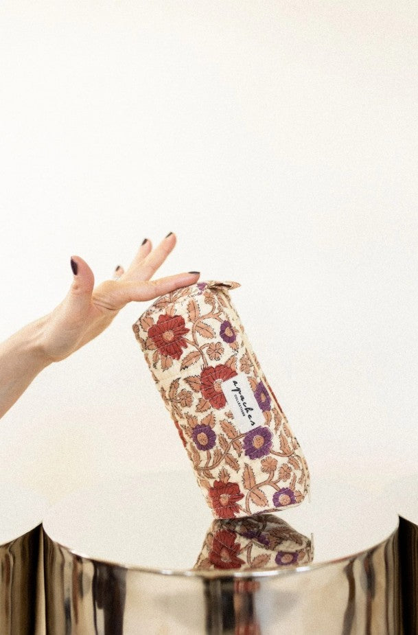 Trousse Opal - Coeur - Macadamia fire