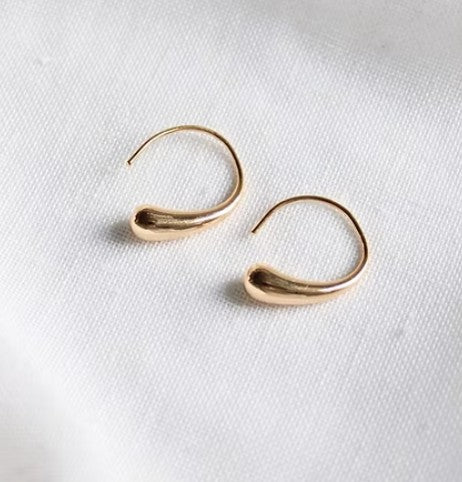 Boucles d'oreilles Hoops - goutte