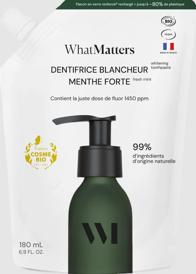 Eco-recharge dentifrice - blancheur & Fluor (+7ans)  180ml