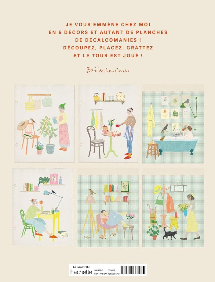 Carnet de décalcomanies - Chez moi