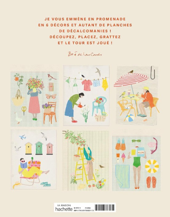 Carnet de décalcomanies - Promenades