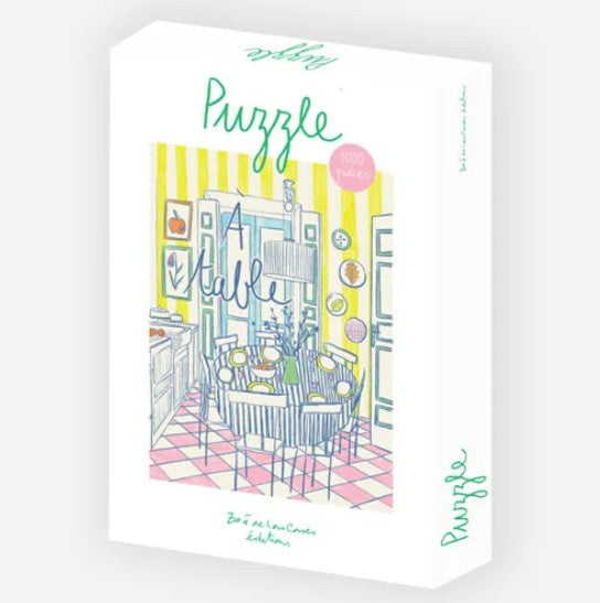 Puzzle - A table - 1000 pièces