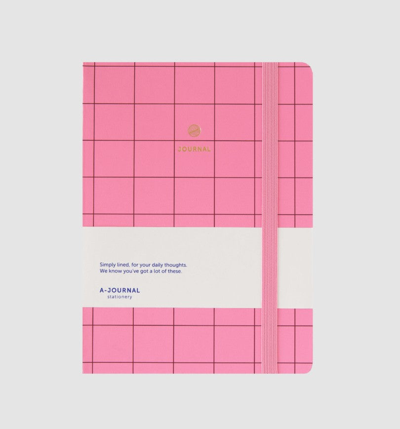 Carnet de note - Carreaux roses