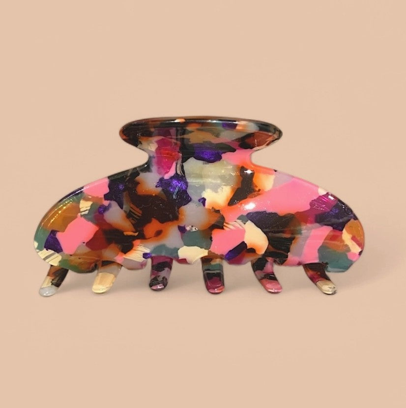 Pince à cheveux - Babies GM - arlequin