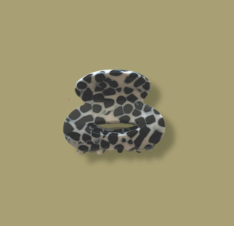 Pince à cheveux - Ovale mini - dalmatien