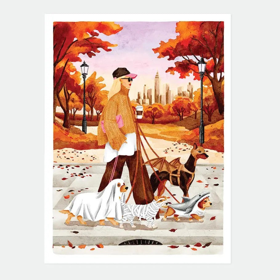 Affiche décorative - Medium - October walks - 30x40 cm