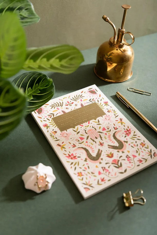 Carnet de notes A5 - Pink croco