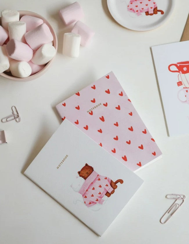 Duo de carnets de poche - Together cats