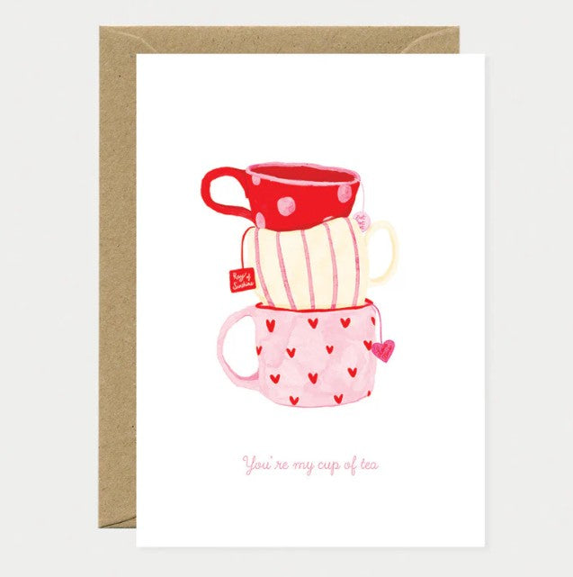 Carte A6 avec enveloppe - Cup of tea