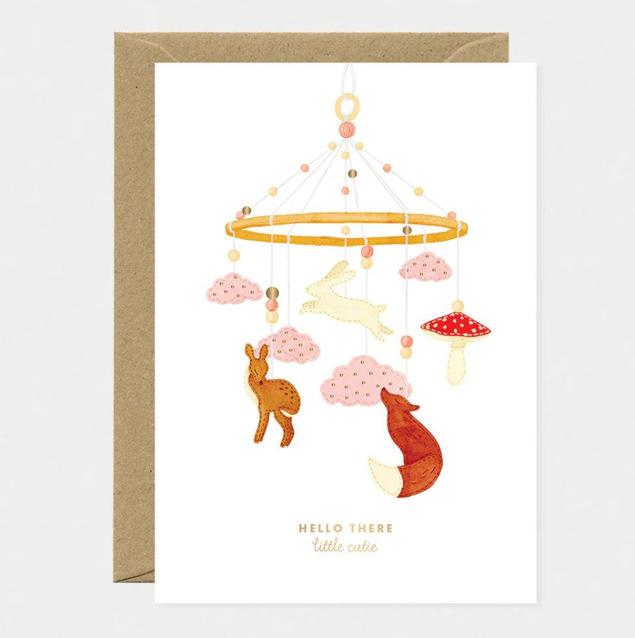Carte A6 avec enveloppe - Hello there cutie