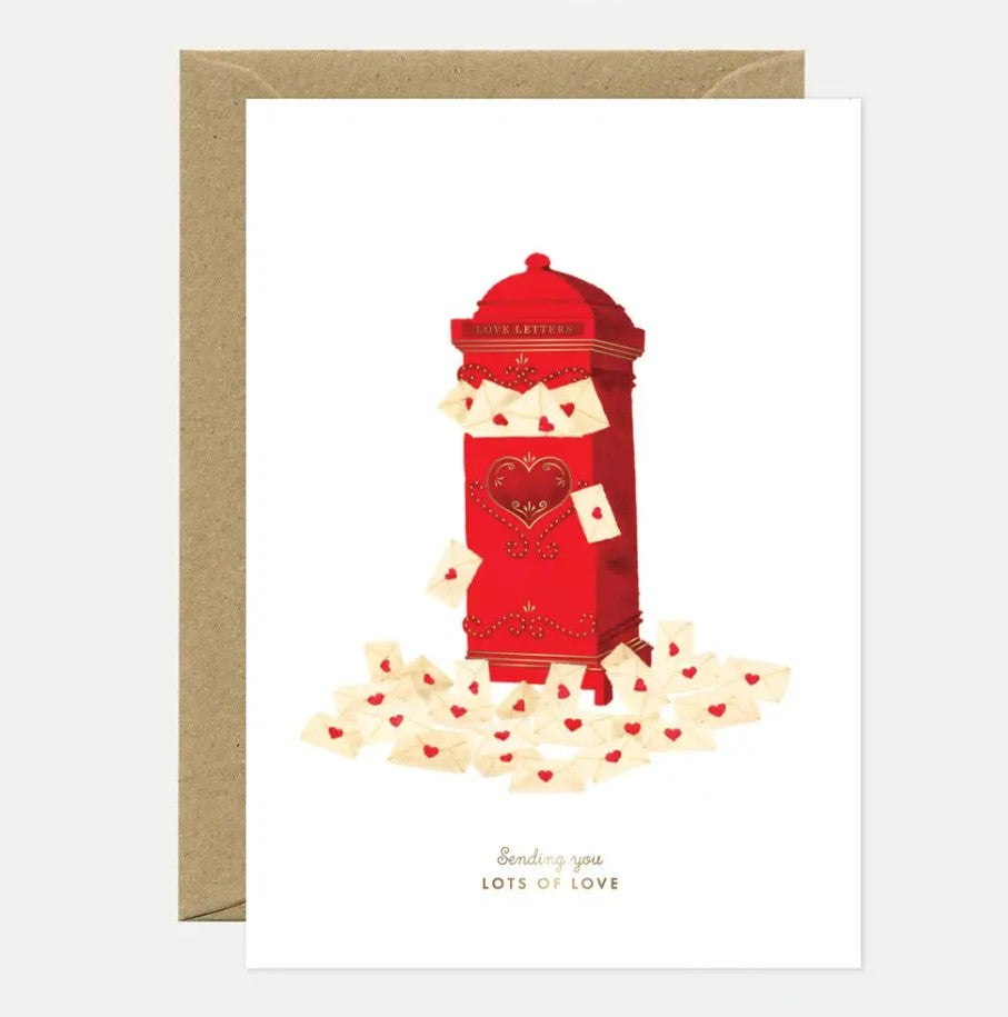 Carte A6 avec enveloppe - Love mails
