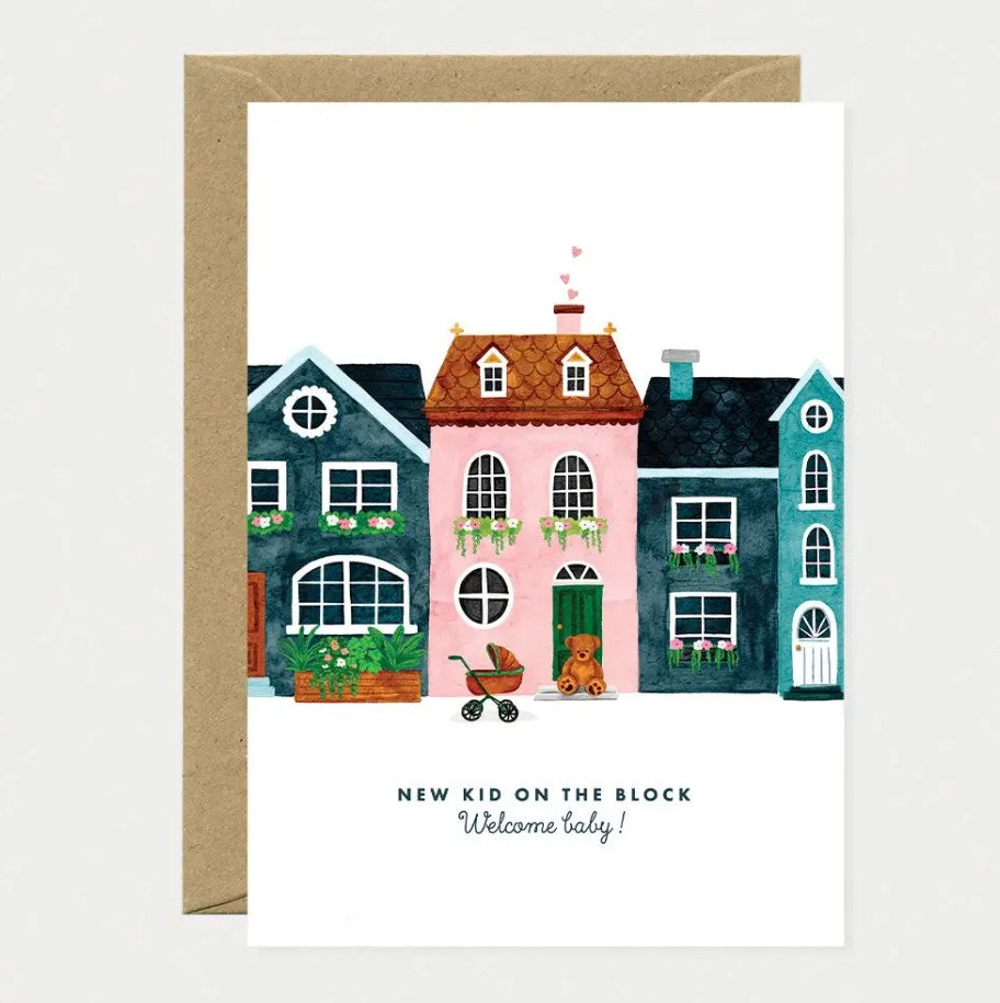 Carte A6 avec enveloppe - New kid on the block