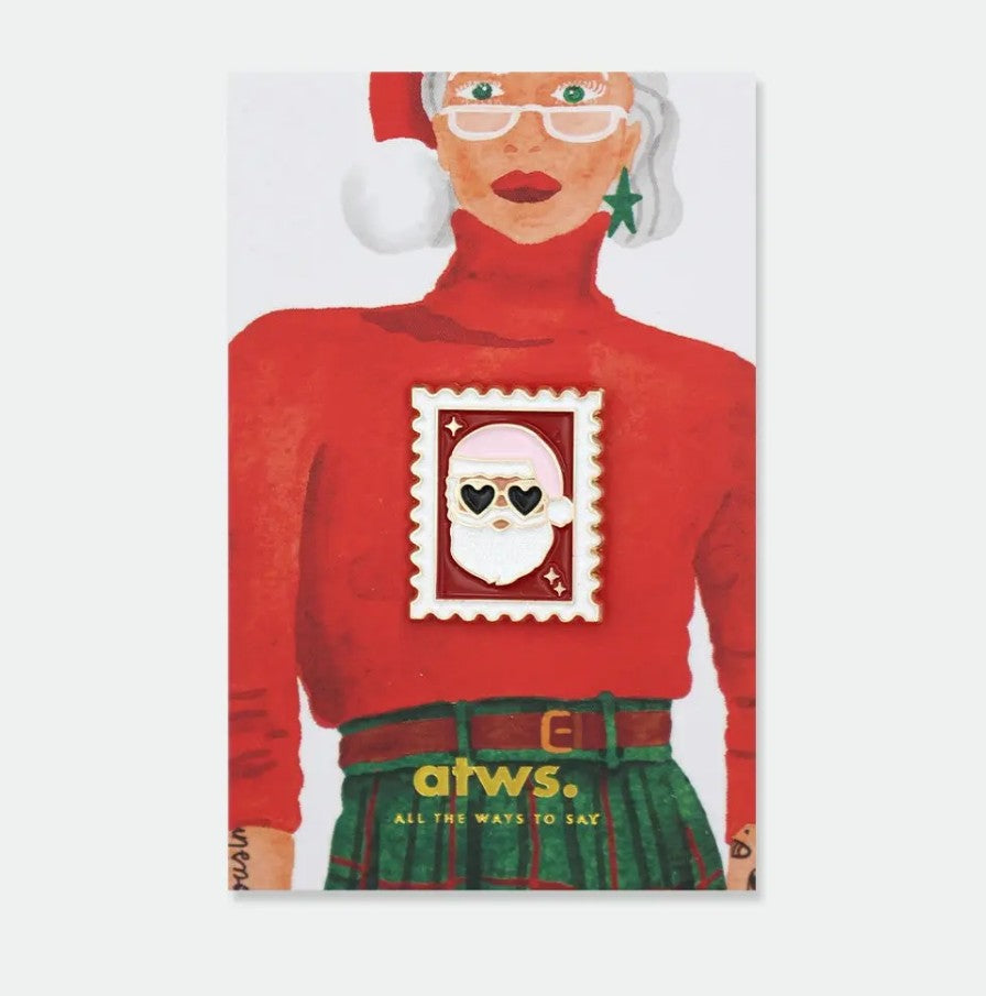 Pin's - Santa stamp