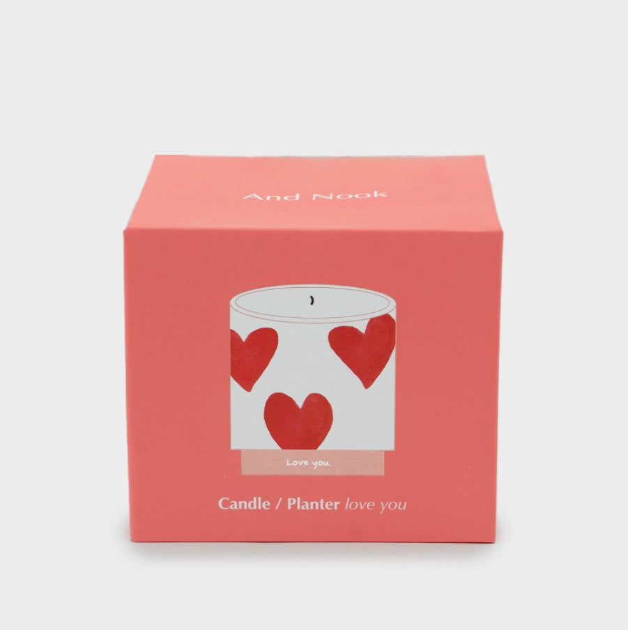 Bougie en céramique - Love You
