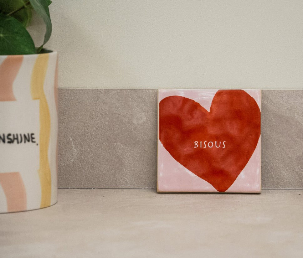 Carrelage décoratif - Bisous