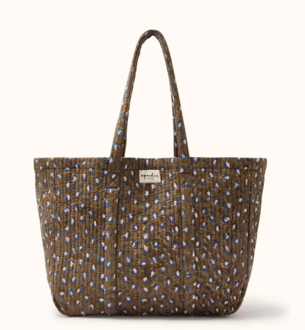 Cabas Samba - Léopard - Tapenade