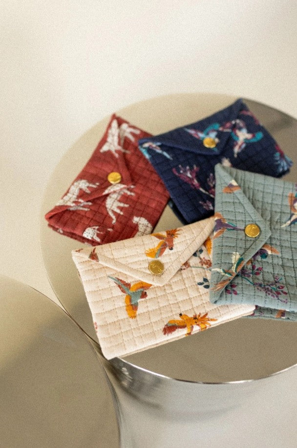 Petite Enveloppe Ravi - Cerisier - Grey