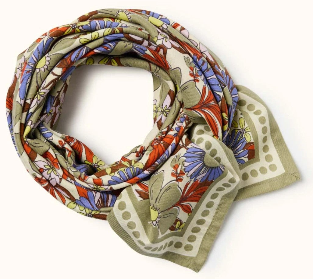 BIG Foulard Latika - Bouquet - Macadamia