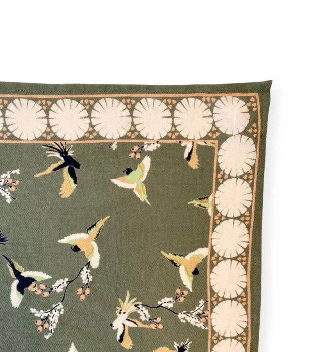 Small Foulard Manika - Cerisier - Eucalyptus