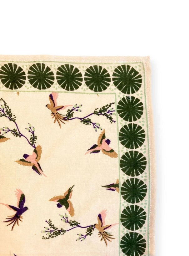 Small Foulard Manika - Cerisier - Kaki