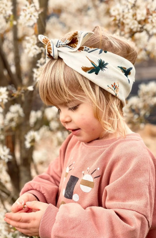 Small Foulard Manika - Cerisier - Vanille