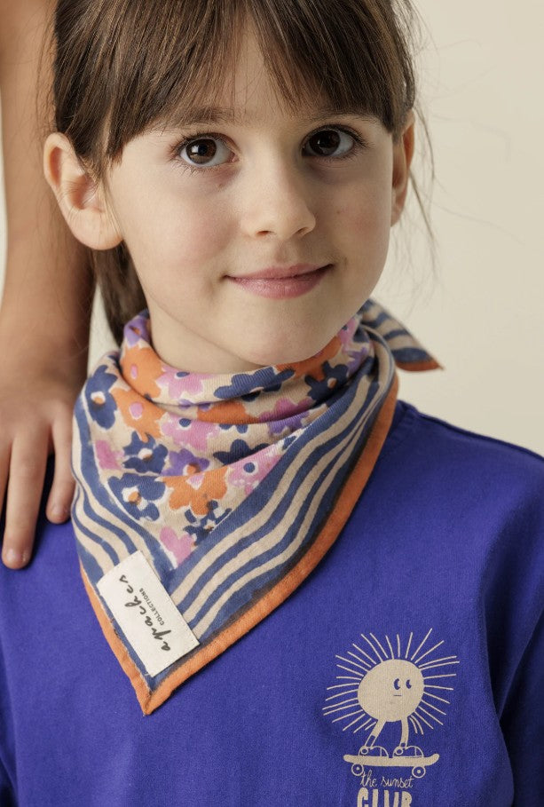 Small Foulard Manika - Paquerette - Macadamia