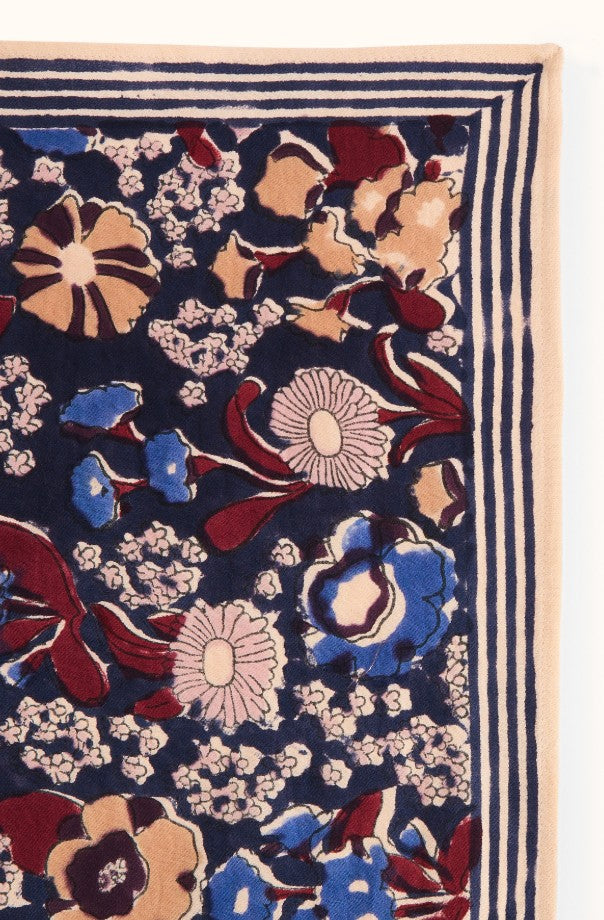 Small Foulard Manika - September - Indigo