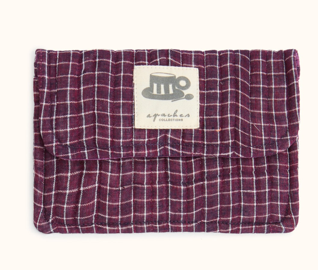 Pochette à rabat Palitra - Khadi - Taffeta