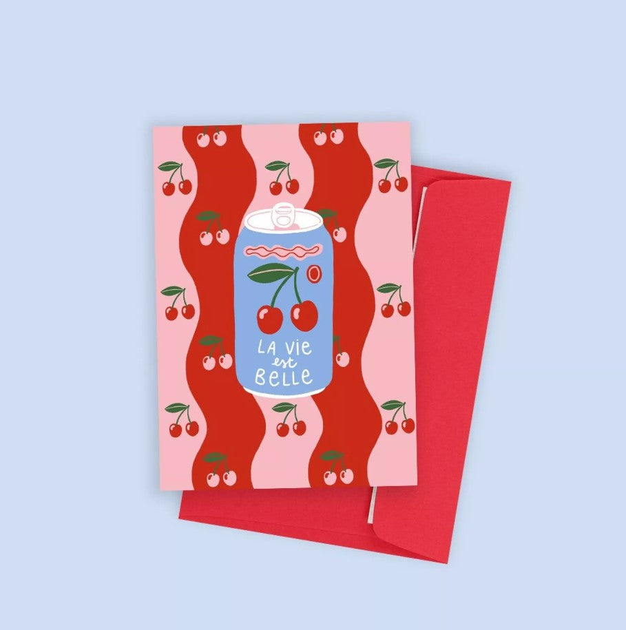Carte postale - Cherry belle
