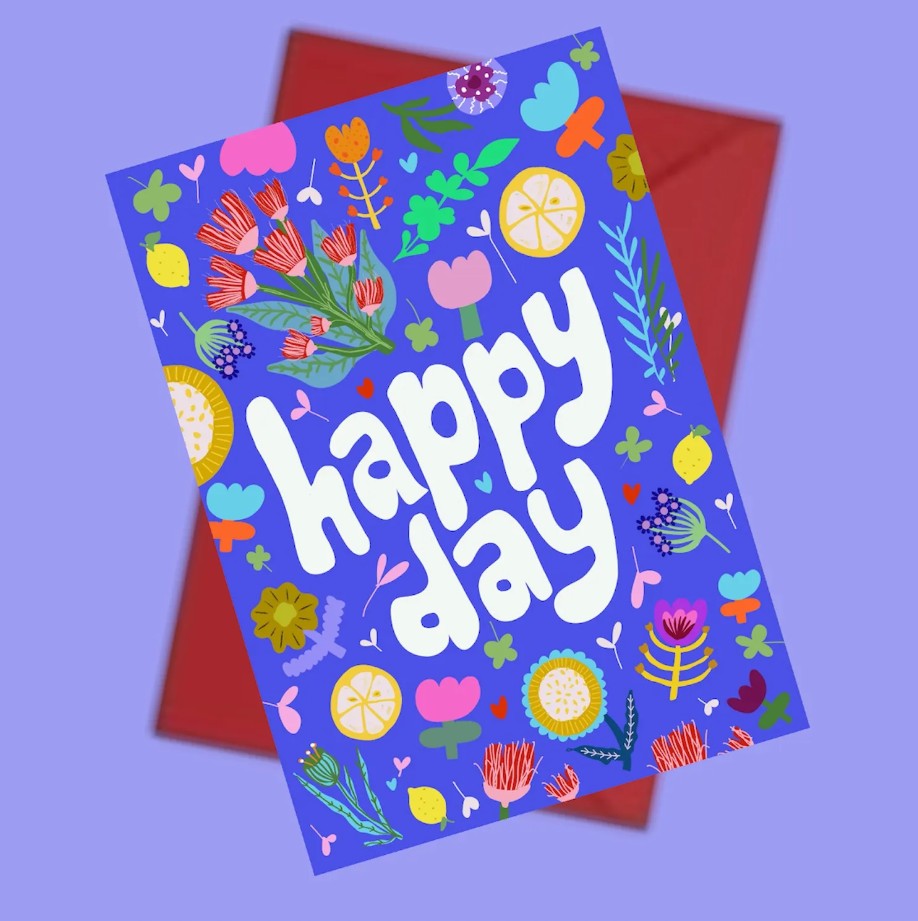Carte postale - Happy day