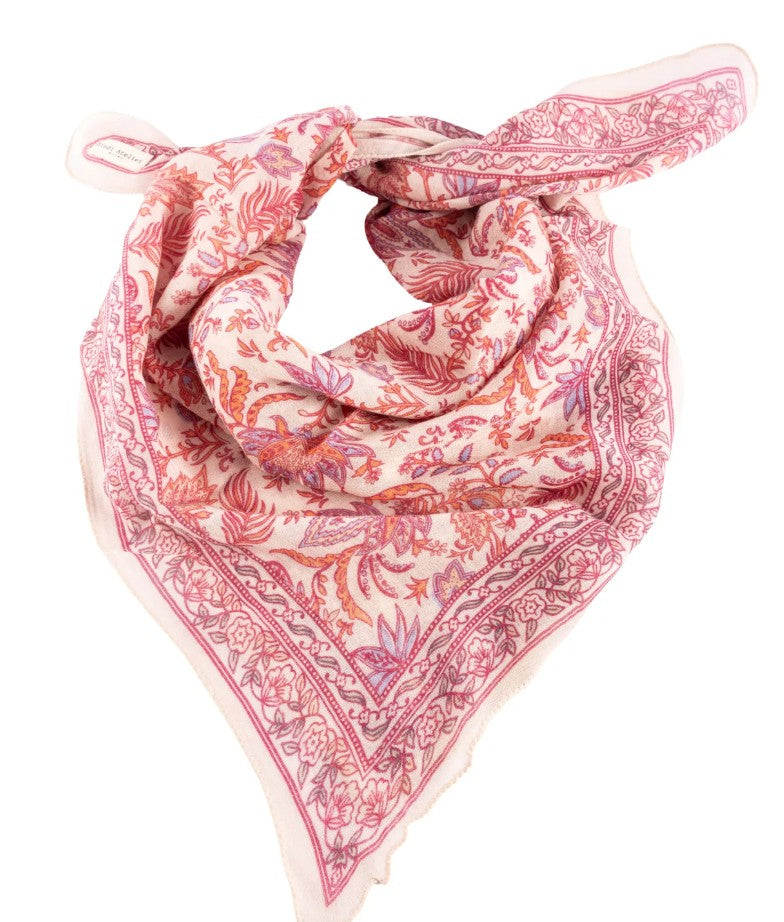Foulard en laine - Paisley - Lupin