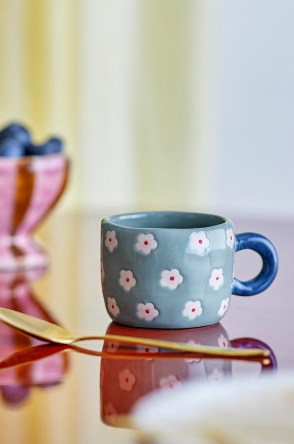 Nini Tasse - Blue - Flower - 82063253