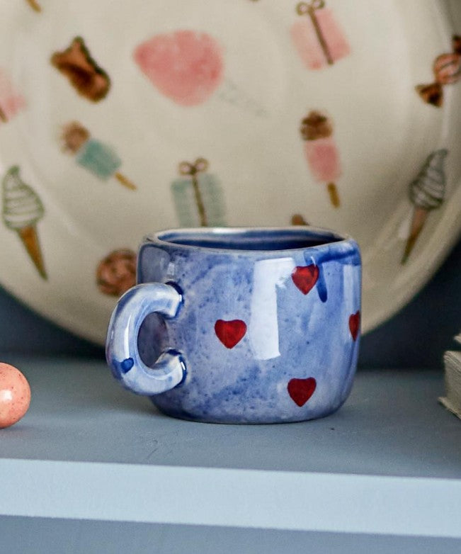 Nini Tasse - Blue - Heart