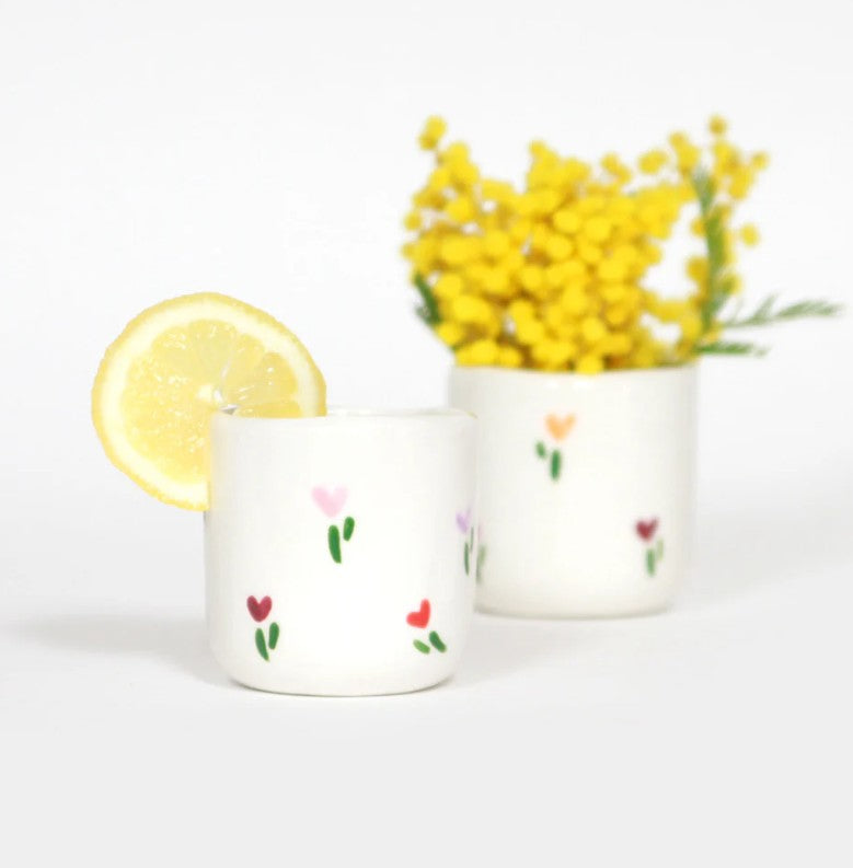 Tasse - Coeur en fleur