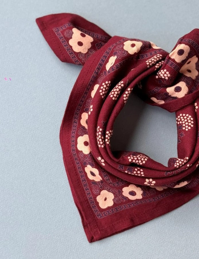 Petit foulard Anastase - Bordeaux