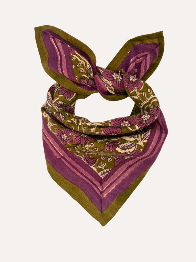 Petit foulard Hélios - Kaki