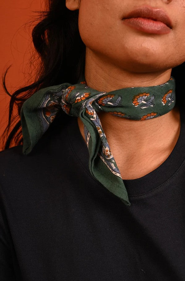 Petit foulard Séléné - Vert