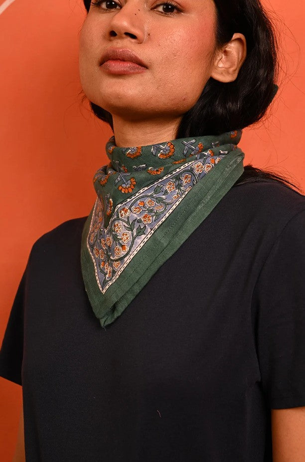 Petit foulard Séléné - Vert