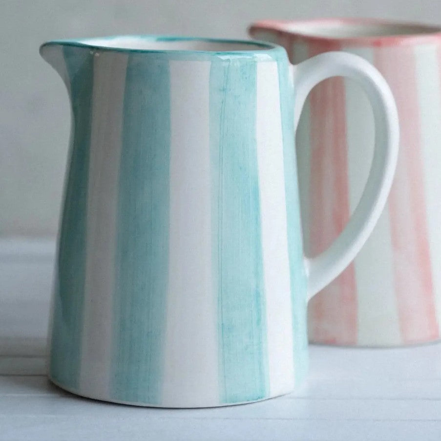 Petit pichet - Rayures bleues - CA420