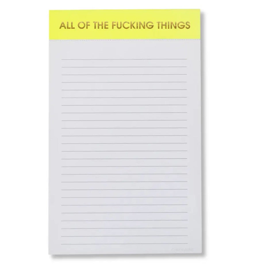 Bloc-notes ligné - Fucking things