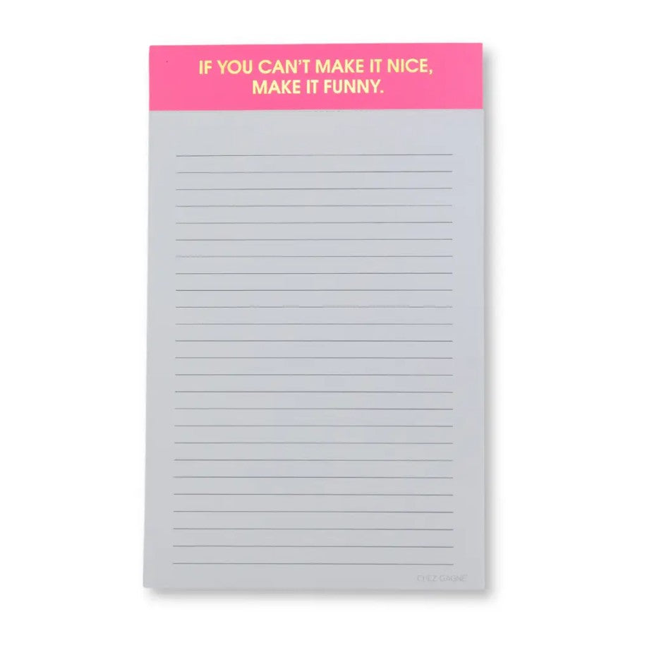 Bloc-notes ligné - Make it funny