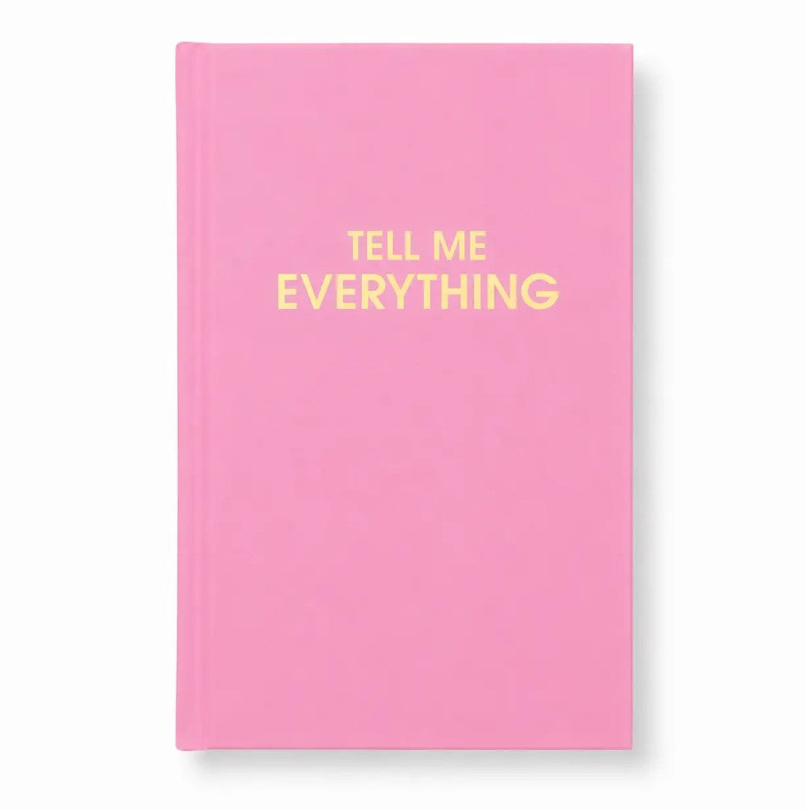 Carnet ligné - Tell me everything