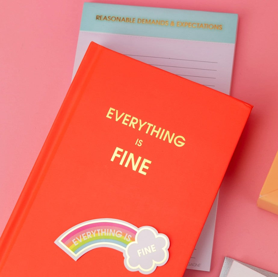 Carnet ligné - Everything is fine