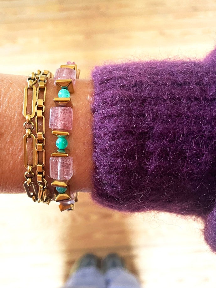 Bracelet - Selene - Rose